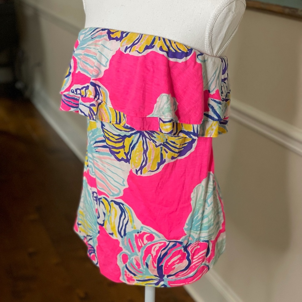 Lilly Pulitzer Rilo Tube Top Swept by the Tides